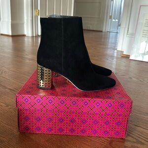 Tory Burch Olympia 70MM suede Booties
